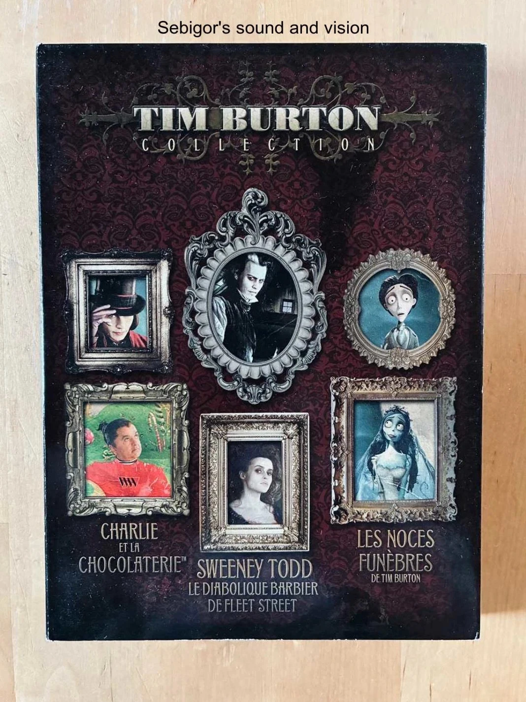 Coffret 3 DVD Tim Burton Johnny Depp.